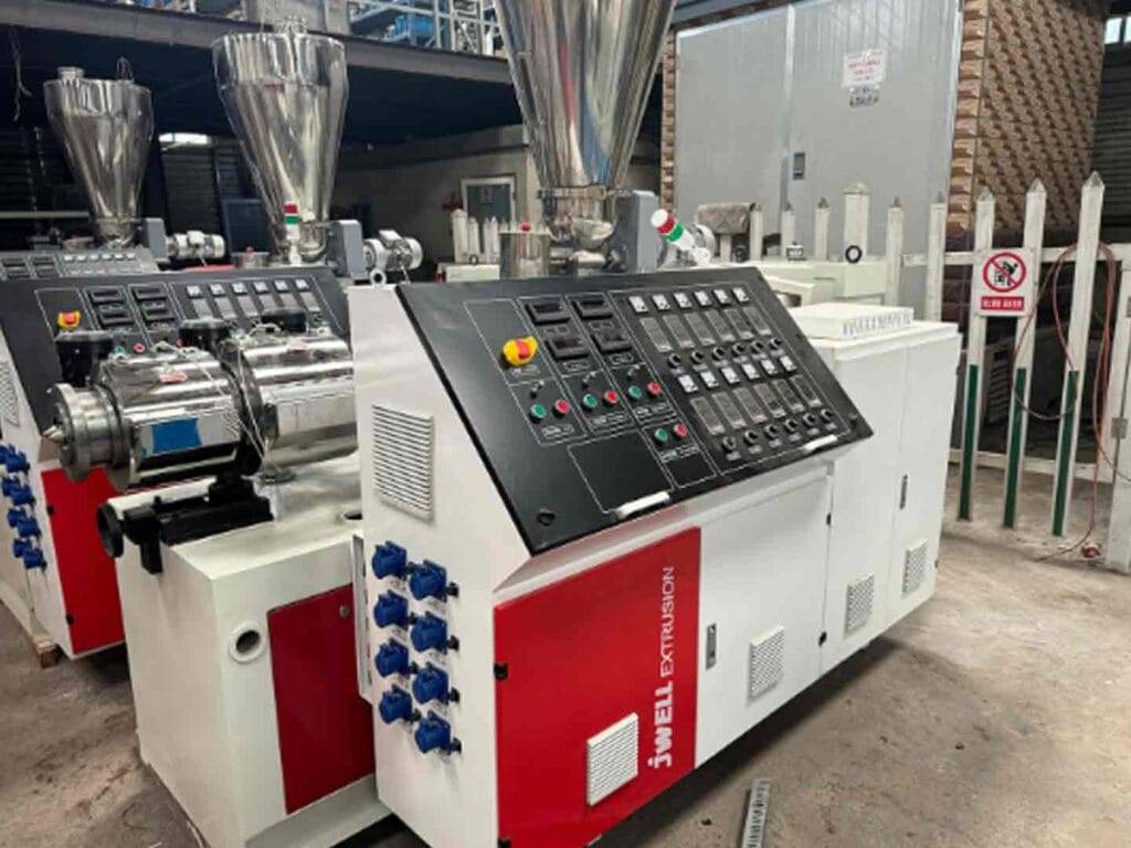 plastic pipe extrusion machine
